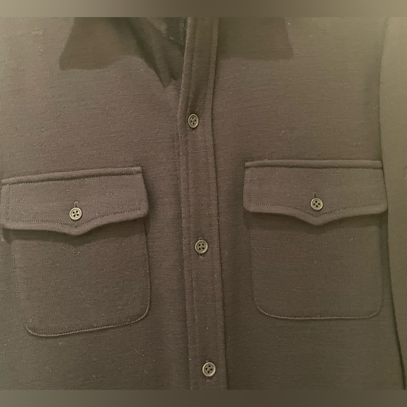 Ralph Ralph Lauren vintage navy wool shirt dress - maxi length - Picture 3 of 7